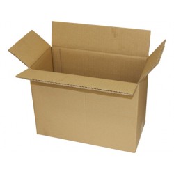 Caja para embalar q-connect us os varios carton doble canal marron 304x150x217 mm