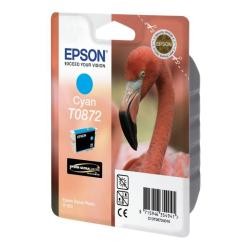 Ink-jet epson t0872 stylus photo r1900 cian 650 pag