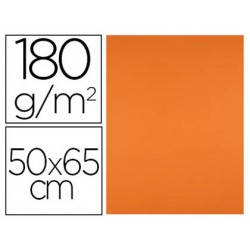 Cartulina liderpapel 50x65 cm 180g/m2 naranja fuerte paquete de 25