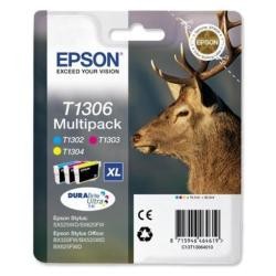 Ink-jet epson stylus sx525wd/620fw office b42wd/bx320fw/525wd t1306 pack tricolor