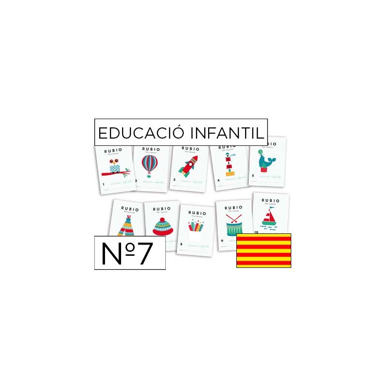 Cuaderno rubio educacion infantil nº7 catalan