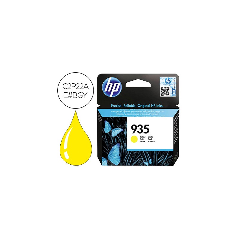 Ink-jet hp 935 ojp 6230 / 6830 amarillo - 400 pag -