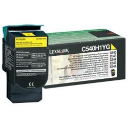 Toner lexmark bc c540/43/44 x543 amarillo capacidad 1000 pag