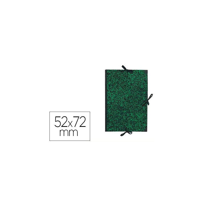 Carpeta dibujo canson classic 52x72 cm con lazos marmol verde