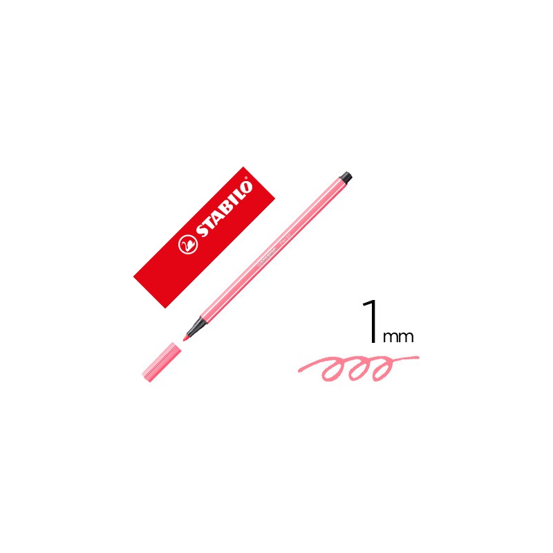 Rotulador stabilo acuarelable pen 68 carne oscuro 1 mm