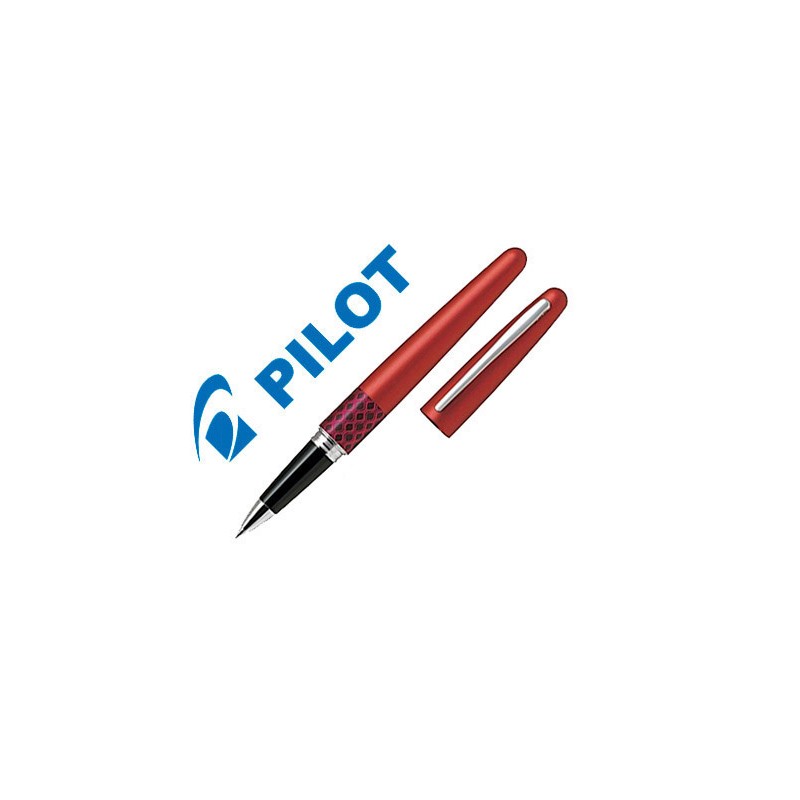 Boligrafo pilot urban mr retro pop rojo 0,7 mm con estuche y bolsa
