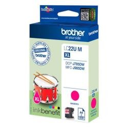 Ink-jet brother lc22umbp xl dcp-j785dw / dcp-j785dwxl / mfc-j985dw / mfc-j985dw magenta 1.200 pag