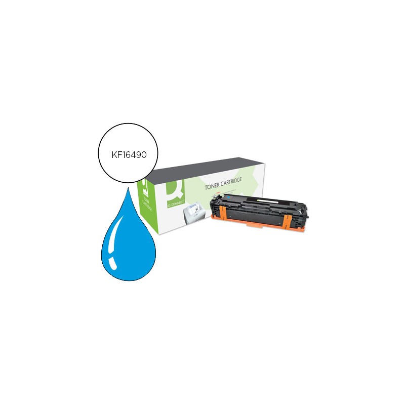 Toner q-connect compatible hp cf211a color laserjet m251n / 251nw / 276n / 276nw cian 1.800 pag