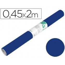 Rollo adhesivo liderpapel unicolor azul brillo rollo de 0,45 x 2 mt