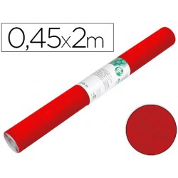 Rollo adhesivo liderpapel especial ante rojo rollo de 0,45 x 2 mt