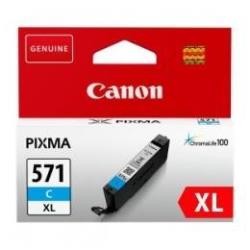 Ink-jet canon cli-571xl pixma mg6852 / ts6050 / ts8050 cian 500 pag