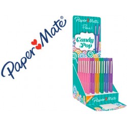 Rotulador paper mate flair original punta fibra candy popexpositor de 36 unidades colores surtidos