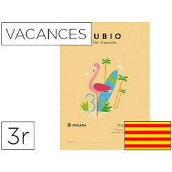 Cuaderno rubio vacaciones 3º primaria catalan