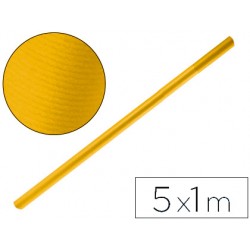 Papel kraft liderpapel amarillo oro rollo 5x1 mt