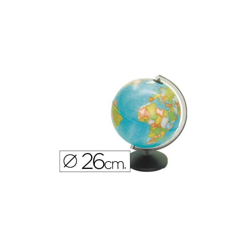 Esfera sin luz corallo de 26 cm diametro