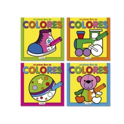 Cuaderno para colorear mi primer libro de colores 72 paginas 160x160 mm
