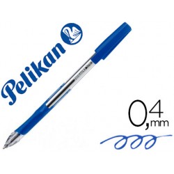 Boligrafo pelikan stick pro azul caja de 20 unidades