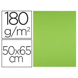 Cartulina liderpapel 50x65 cm 180g/m2 verde pistacho paquetede 25