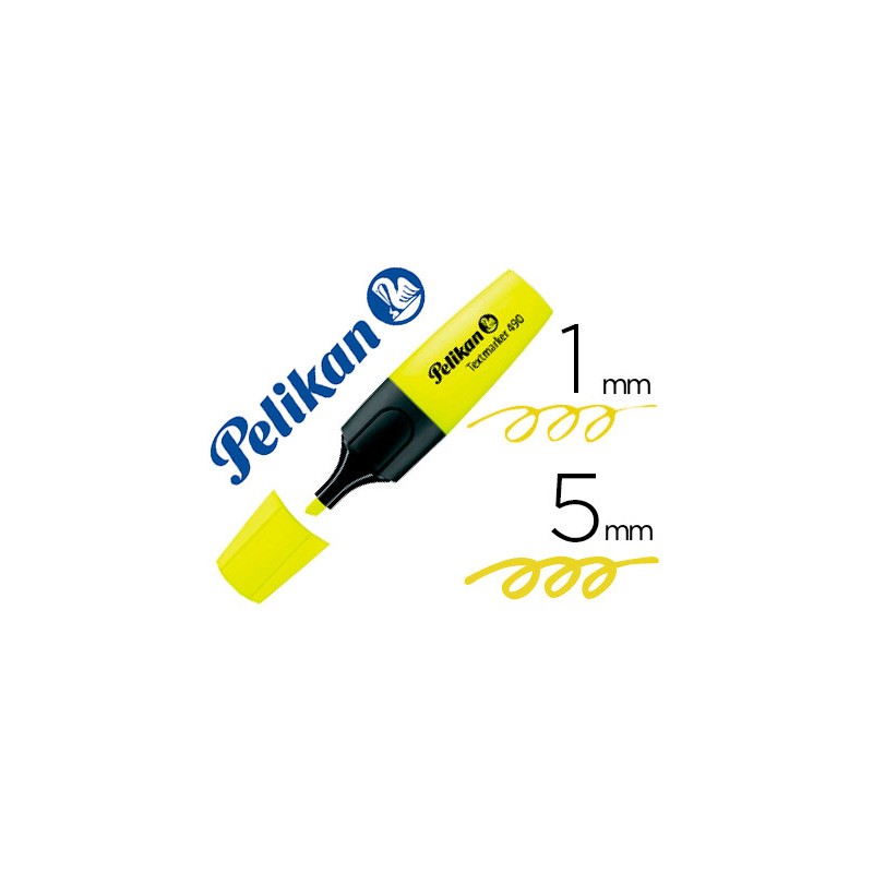 Rotulador pelikan fluorescente textmarker 490 amarillo