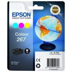 Ink-jet epson t267 wf-100w tricolor 200 paginas