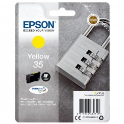 Ink-jet epson 35 t3584 pro wf-4720dwf / 4725dwf / 4730dtwf / 4740dtwf amarillo 650 paginas