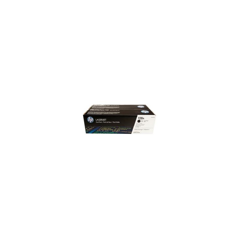 Toner hp laserjet pro 128a cm1415 cp1525 negro pack de 2 unidades 2000 paginas