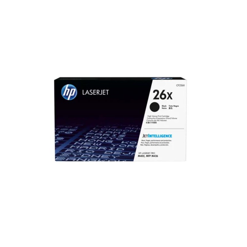 Toner hp laserjet pro 26x m402 mfp m426 negro pack de 2 unidades 9000 paginas