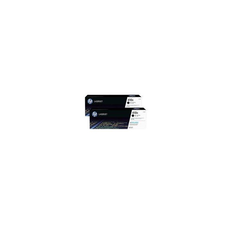 Toner hp laserjet pro 410x m452 m477 negro pack de 2 unidades 6500 paginas