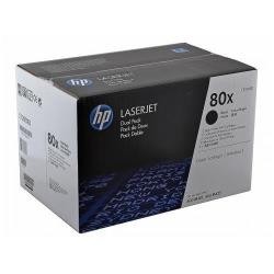 Toner hp laserjet pro 80x m401 m425 negro pack de 2 unidades 6900 paginas