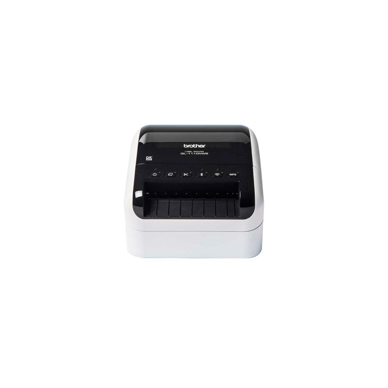 Impresora de etiquetas brother ql-1110nwb hasta 103 mm corte automatico impresion b/n usb 2.0 wifi bluetooth