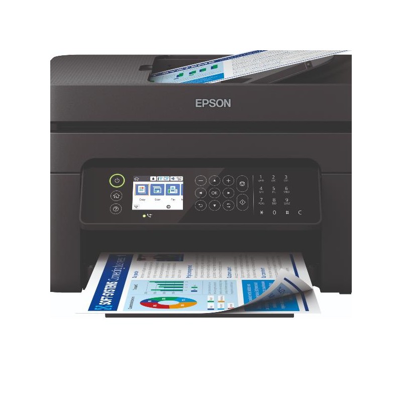 Equipo multifuncion epson workforce wf-2850dwf tinta color 10 ppm / 16 ppm impresora escaner copiadora