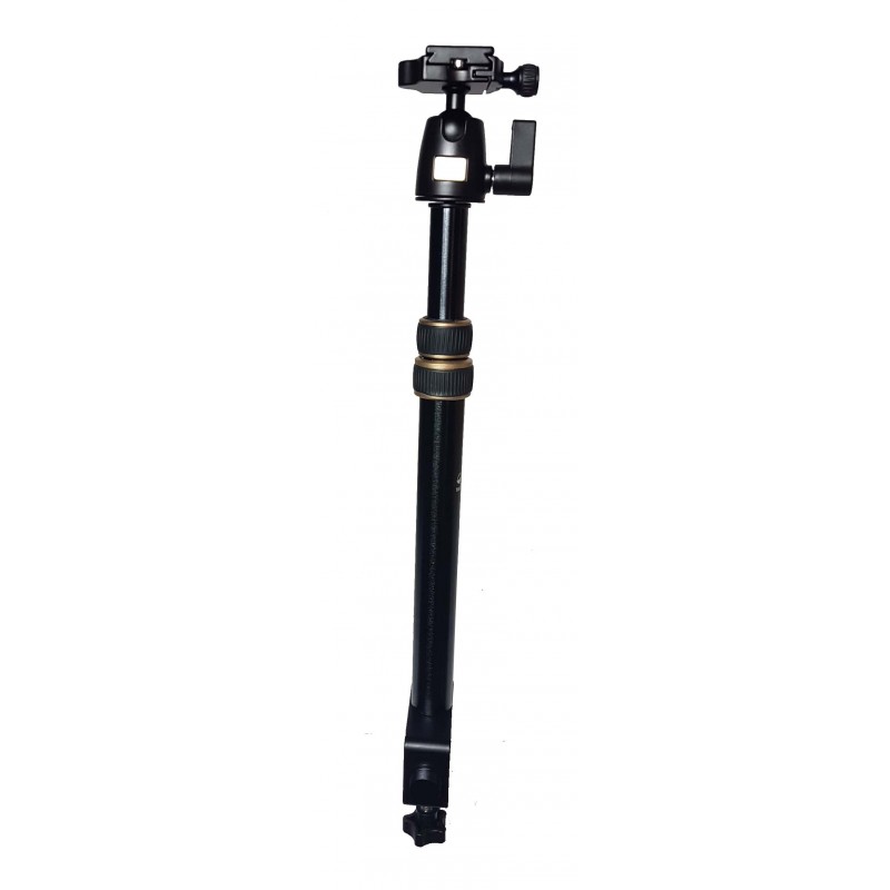 Monopod stand for viewfinder or telescope, aluminum telescopic