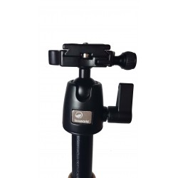 Monopod stand for viewfinder or telescope, aluminum telescopic