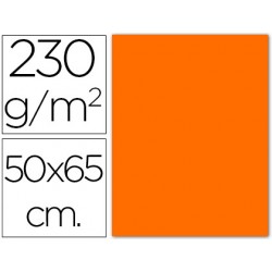 Cartulina fluorescente naranja 50x65 cm