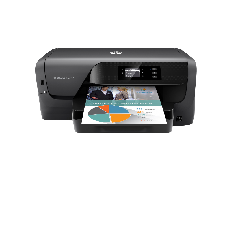Impresora hp officejet pro 8210 22 ppm negro / 18 ppm color tinta wifi