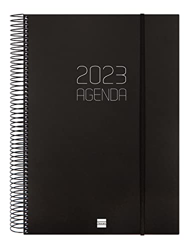 Finocam - Agenda 2023 Espiral Opaque 1 Día Página Enero...