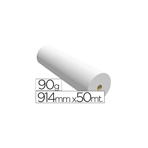 Fabrisa 7910509 - Rollo de papel para plóter, 90 g, 914 mm...