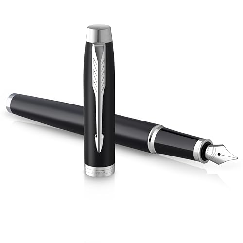 PARKER IM Pluma estilográfica | negro mate con detalles...