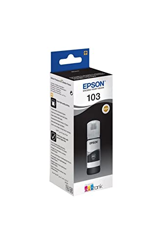 Epson Tinta Negra EcoTank 103 | Compatible con:...