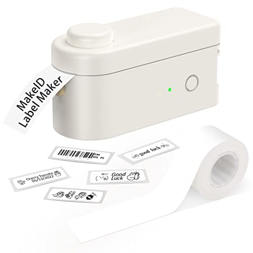 Makeid Etiquetadora Bluetooth Portátil, Mini Impresora para...