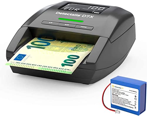 Detector de billetes falsos Detectalia D7X con 100%...