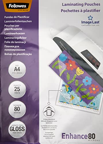 Fellowes ImageLast - Pack de 25 fundas de plastificar,...