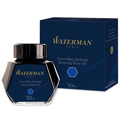 Waterman tinta para pluma estilográfica, azul serenidad,...