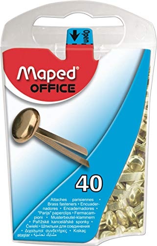 Maped - Encuadernadores Metálicos - Caja Abrefácil - 40...