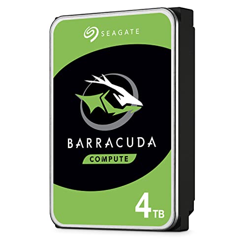 Seagate BarraCuda, 4 TB, Disco duro interno, HDD, 3,5', SATA...