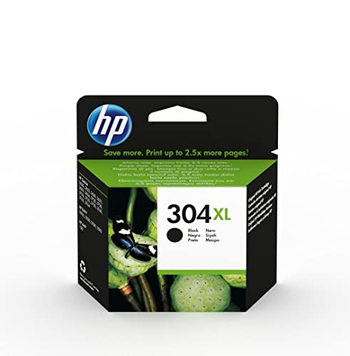 HP 304XL N9K08AE, Negro, Cartucho de Tinta de Alta Capacidad...