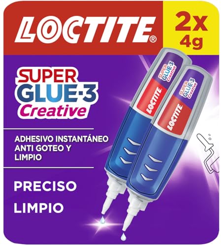 Loctite Super Glue-3 Creative Pen (pack de 2 tubos x 4 g),...