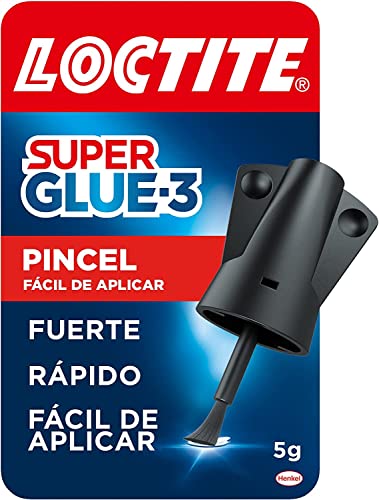 Loctite Super Glue-3 Pincel, pegamento transparente con...