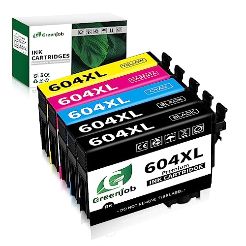 Greenjob 604XL Cartucho de Tinta Compatible con Epson 604XL...