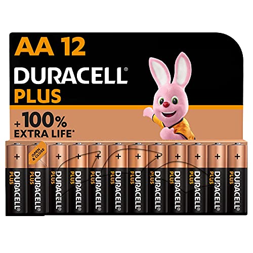 Duracell Plus pilas AA (pack de 12) - Alcalinas 1,5 V -...